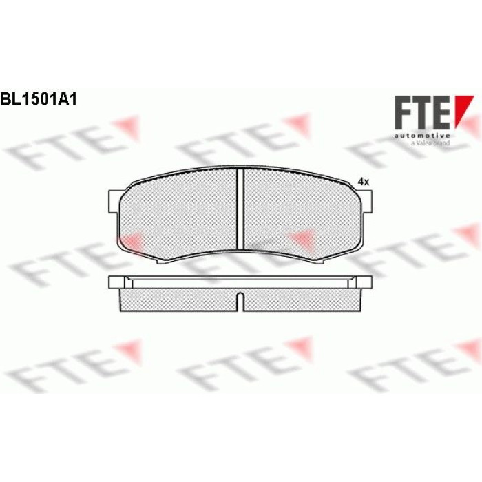 FTE 9010225 Bremsbelagsatz, Scheibenbremse FTE 9010225 Bremsbelagsatz, Scheibenbremse