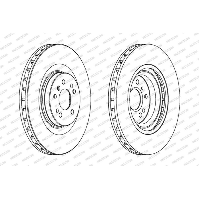 Ferodo DDF1532C-1 Bremsscheibe PREMIER Coat+ disc