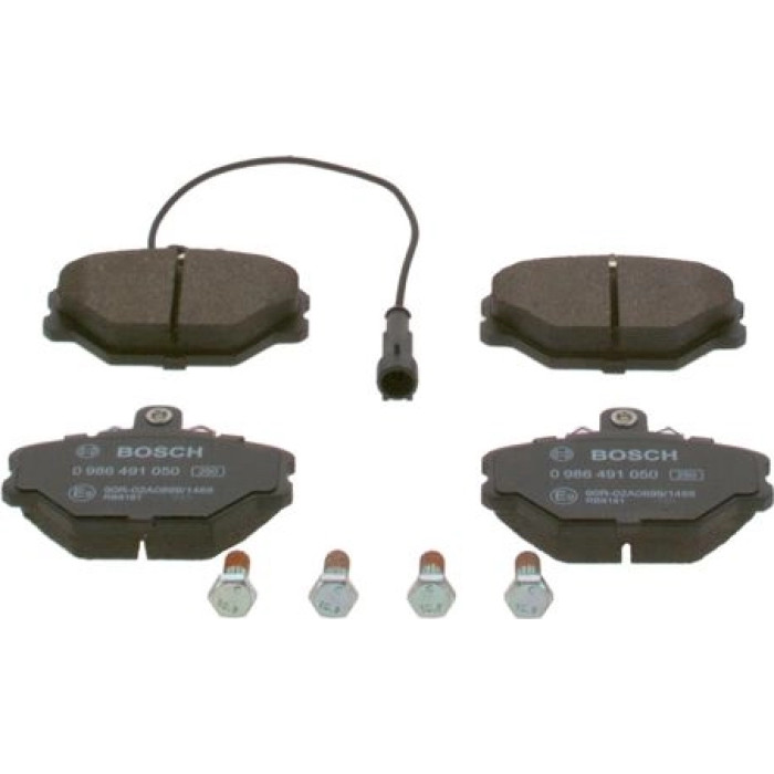 BOSCH 0 986 491 050 Bremsbelagsatz, Scheibenbremse BOSCH 0 986 491 050 Bremsbelagsatz, Scheibenbremse