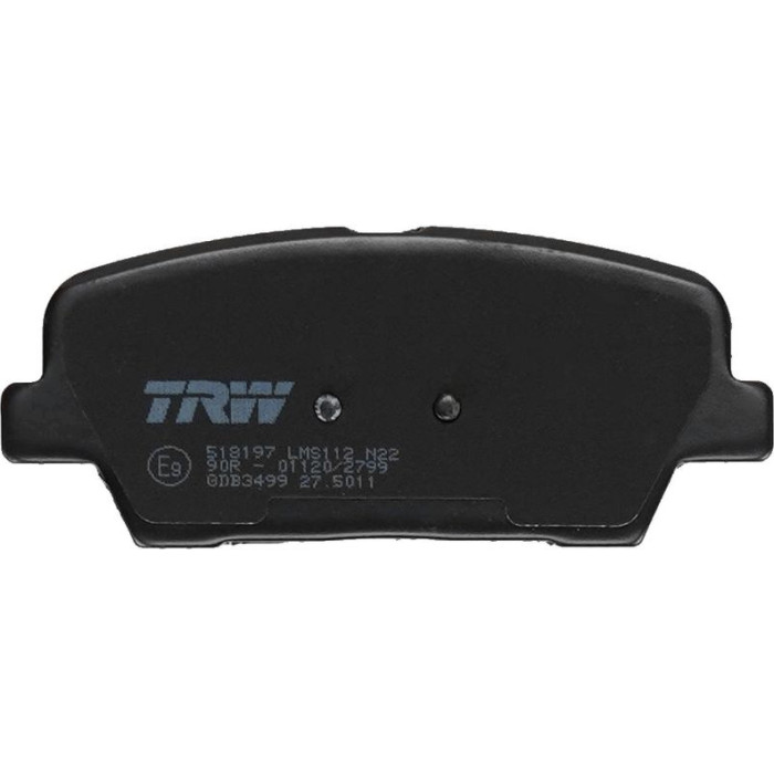 TRW GDB3499 Bremsbelagsatz, Scheibenbremse COTEC