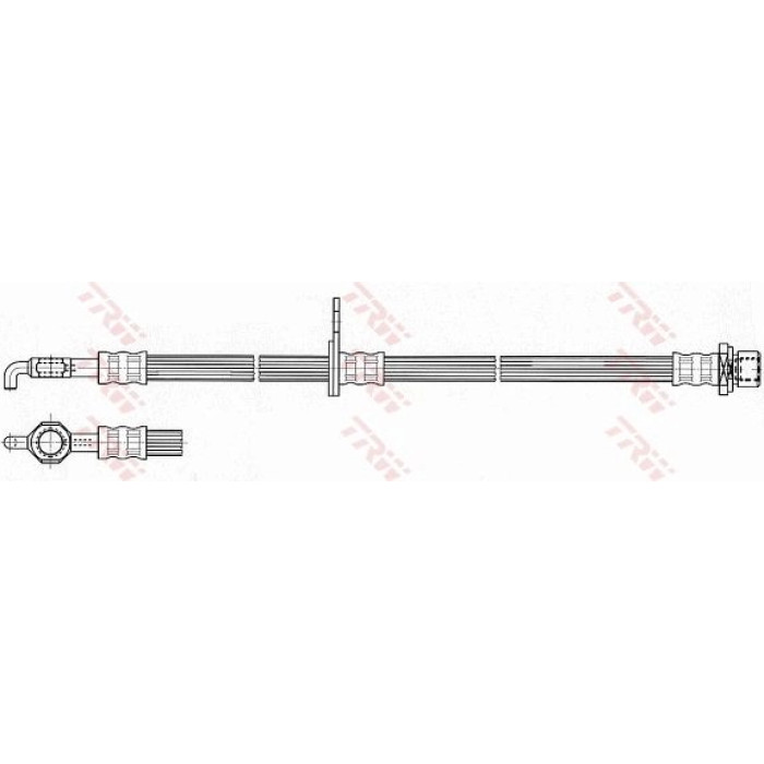 TRW PHD534 Bremsschlauch TRW PHD534 Bremsschlauch
