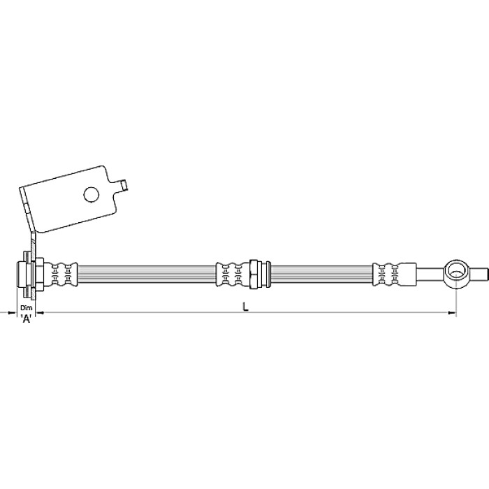 Metzger 4110140 Bremsschlauch Metzger 4110140 Bremsschlauch