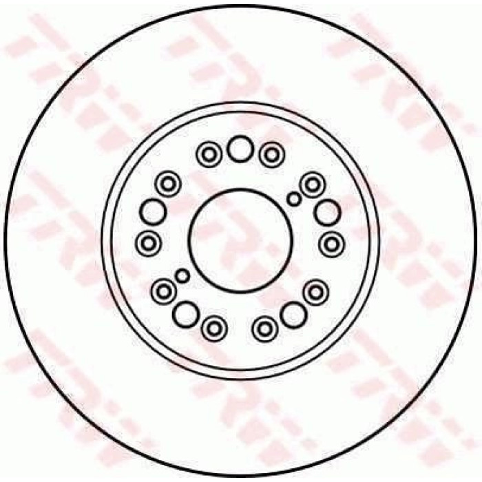 TRW DF4015 Bremsscheibe