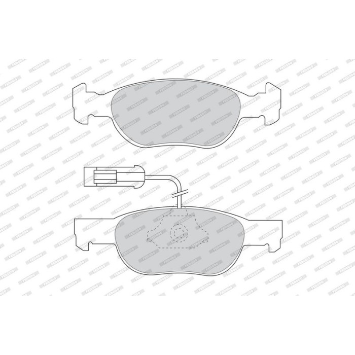 Ferodo FDB1040 Bremsbelagsatz, Scheibenbremse PREMIER ECO FRICTION