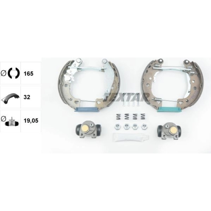 Textar 84038000 Bremsbackensatz Shoe Kit Pro Textar 84038000 Bremsbackensatz Shoe Kit Pro