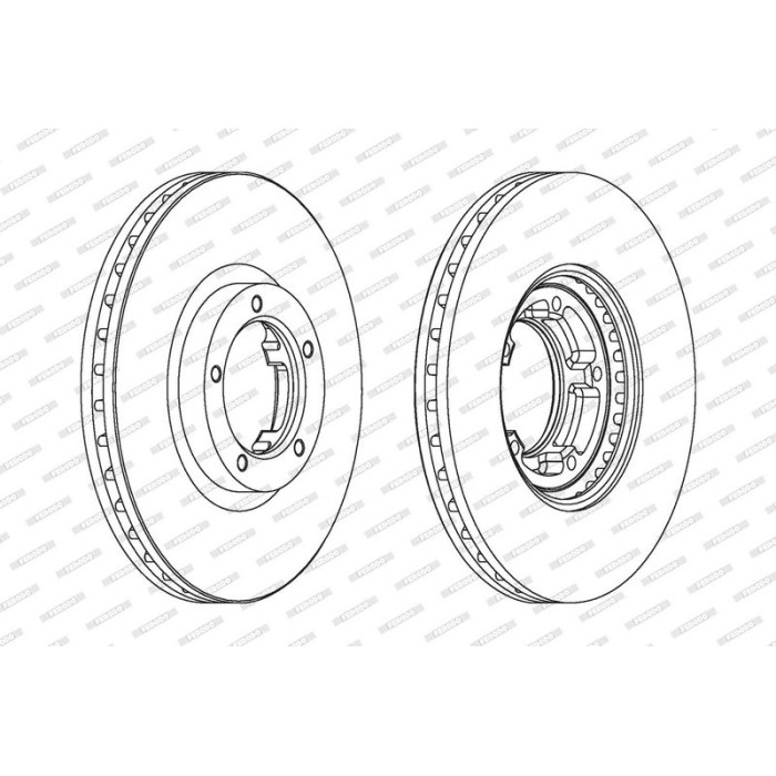 Ferodo DDF848C Bremsscheibe PREMIER Ferodo DDF848C Bremsscheibe PREMIER