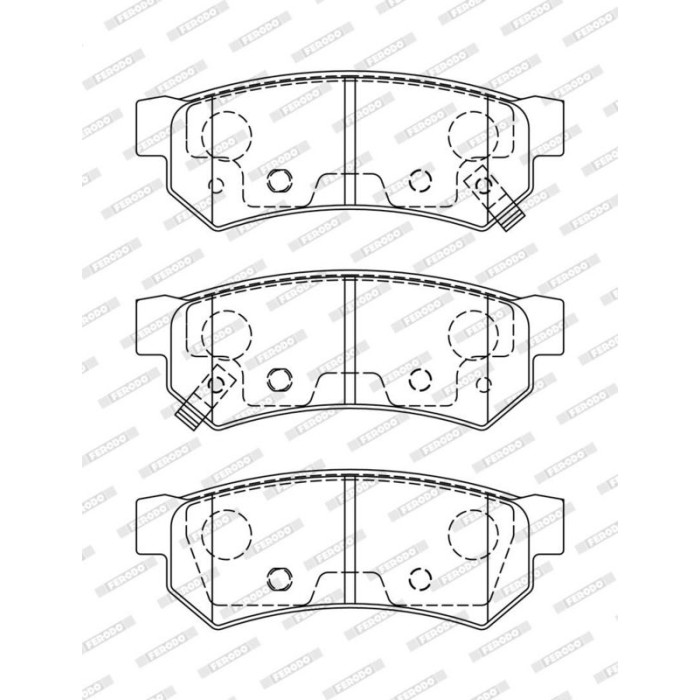 Ferodo FDB5283 Bremsbelagsatz, Scheibenbremse PREMIER ECO FRICTION Ferodo FDB5283 Bremsbelagsatz, Scheibenbremse PREMIER ECO FRICTION