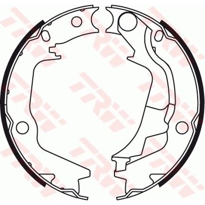 TRW GS8782 Bremsbackensatz, Feststellbremse TRW GS8782 Bremsbackensatz, Feststellbremse