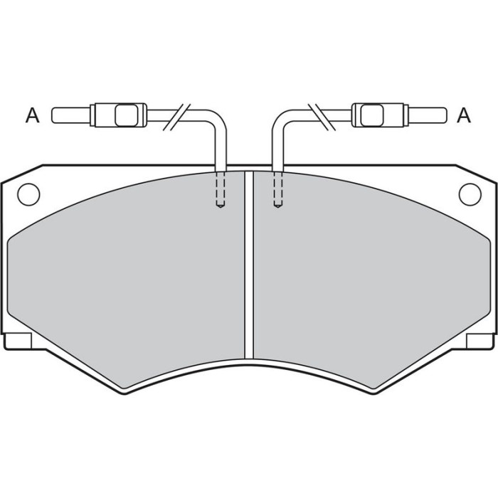 Valeo 598613 Bremsbelagsatz, Scheibenbremse