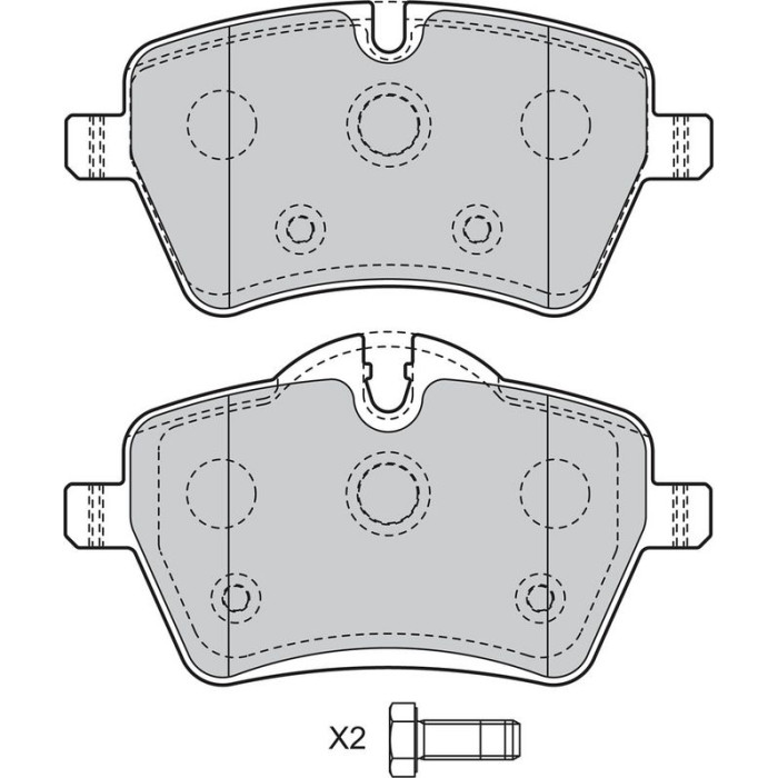 Valeo 598925 Bremsbelagsatz, Scheibenbremse Valeo 598925 Bremsbelagsatz, Scheibenbremse