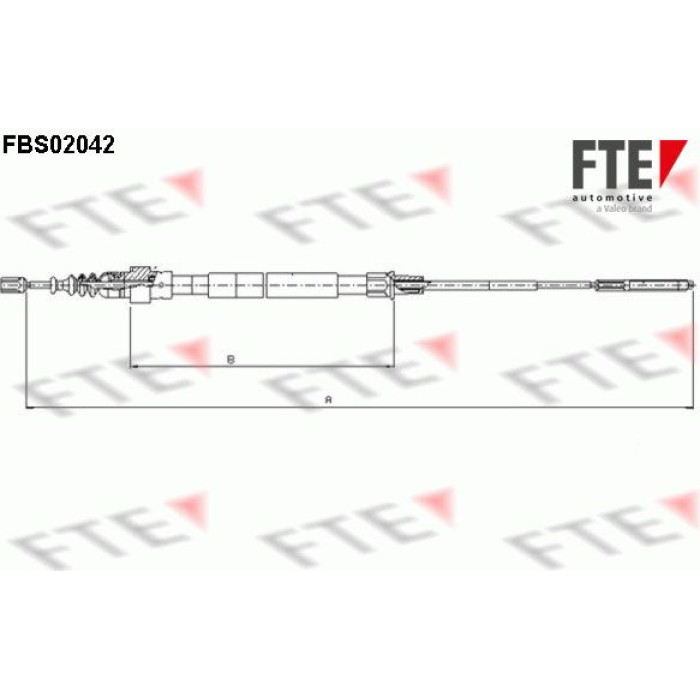 FTE 9250048 Seilzug, Feststellbremse