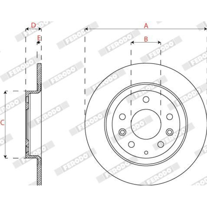 Bremsscheibe DDF2823C Bremsscheibe DDF2823C