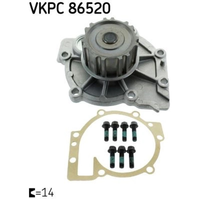 SKF VKPC 86520 Wasserpumpe