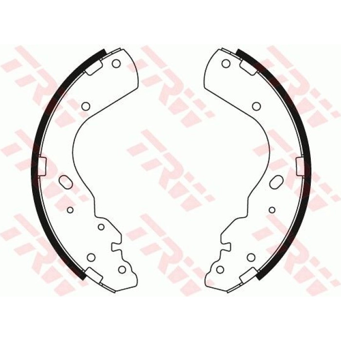 TRW GS8443 Bremsbackensatz TRW GS8443 Bremsbackensatz
