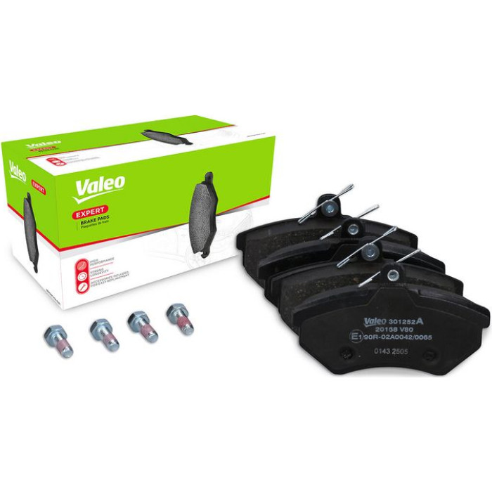 Valeo 301252A Bremsbelagsatz, Scheibenbremse EXPERT Valeo 301252A Bremsbelagsatz, Scheibenbremse EXPERT