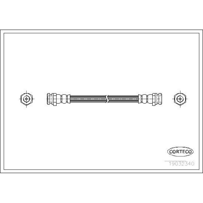 Corteco 19032340 Bremsschlauch
