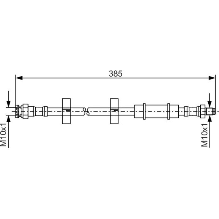 BOSCH 1 987 476 460 Bremsschlauch