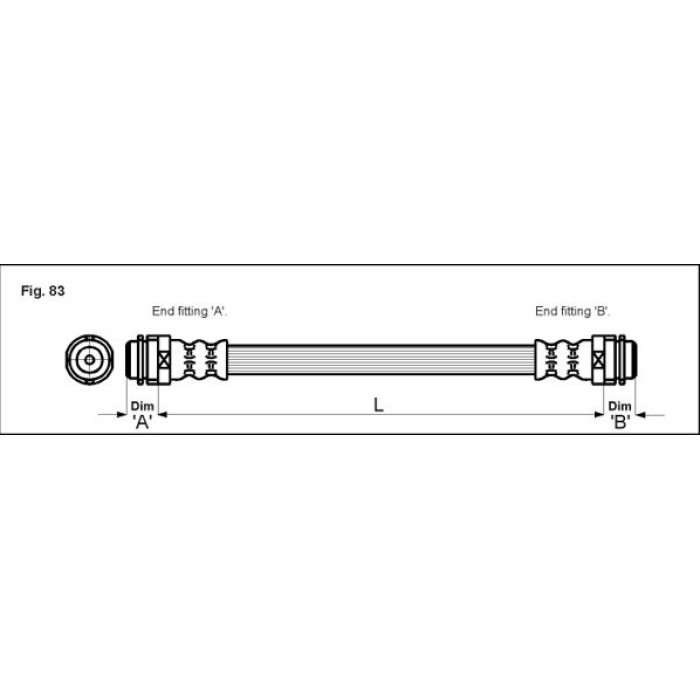 Metzger 4114798 Bremsschlauch