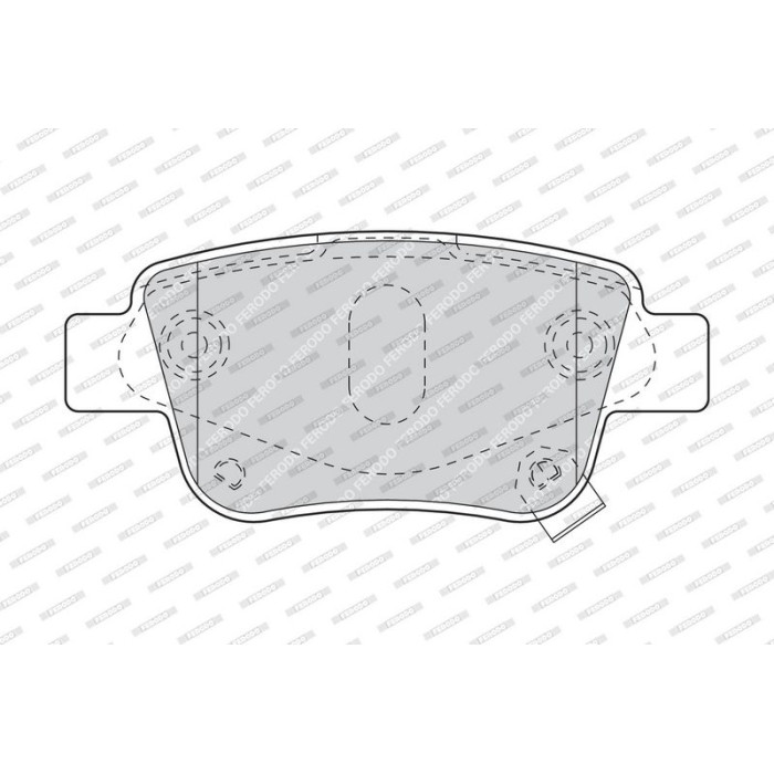 Ferodo FDB1649 Bremsbelagsatz, Scheibenbremse PREMIER ECO FRICTION