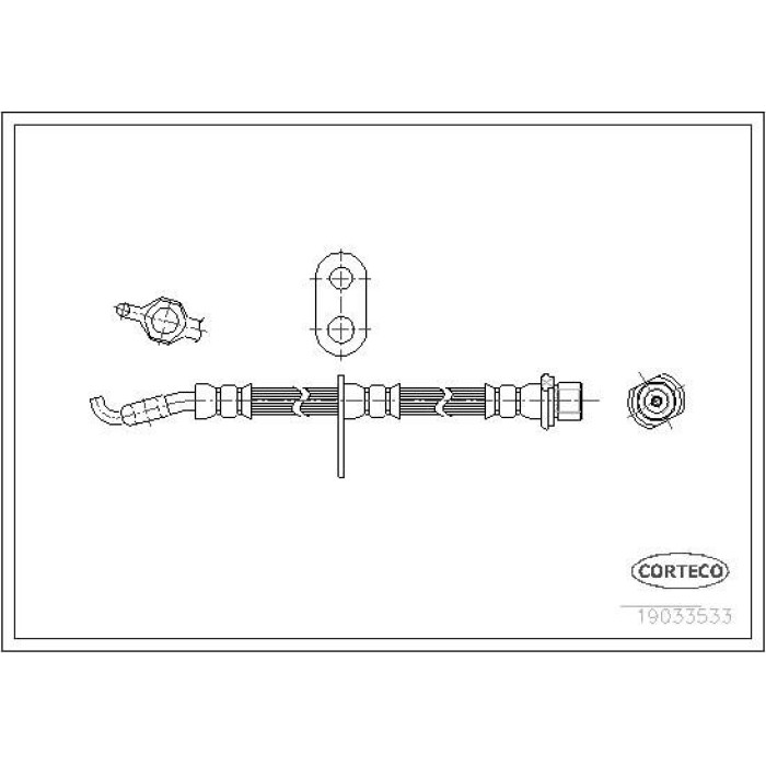 Corteco 19033533 Bremsschlauch