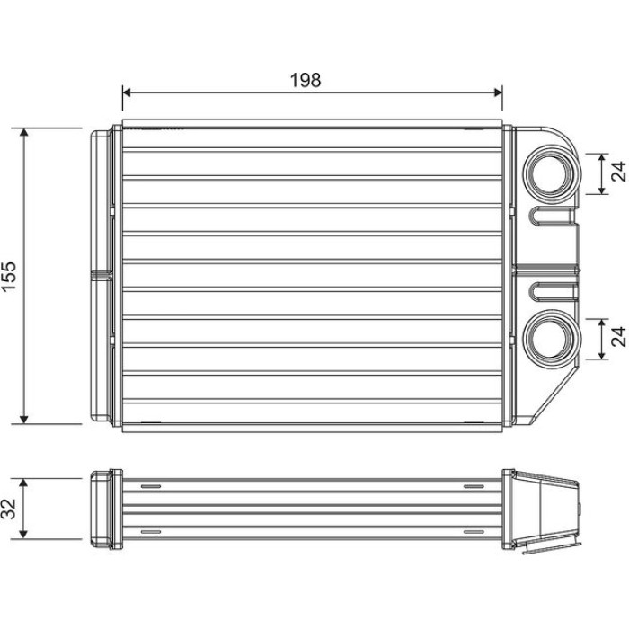 Valeo 811575 Wärmetauscher, Innenraumheizung Valeo 811575 Wärmetauscher, Innenraumheizung