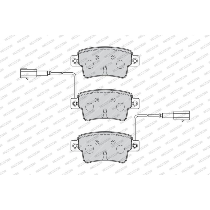 Ferodo FDB4325 Bremsbelagsatz, Scheibenbremse PREMIER ECO FRICTION Ferodo FDB4325 Bremsbelagsatz, Scheibenbremse PREMIER ECO FRICTION