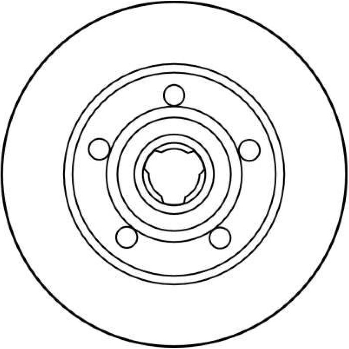 TRW DF2771 Bremsscheibe TRW DF2771 Bremsscheibe