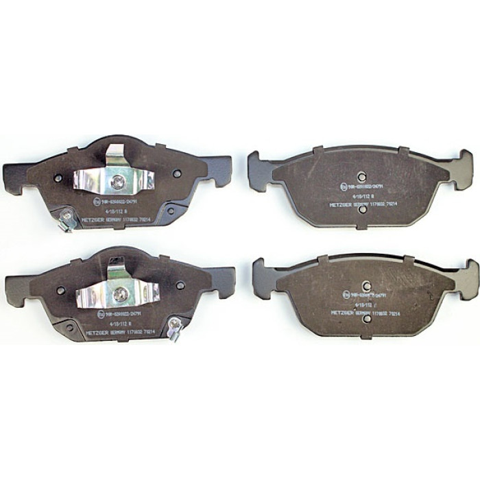 Metzger 1170832 Bremsbelagsatz, Scheibenbremse