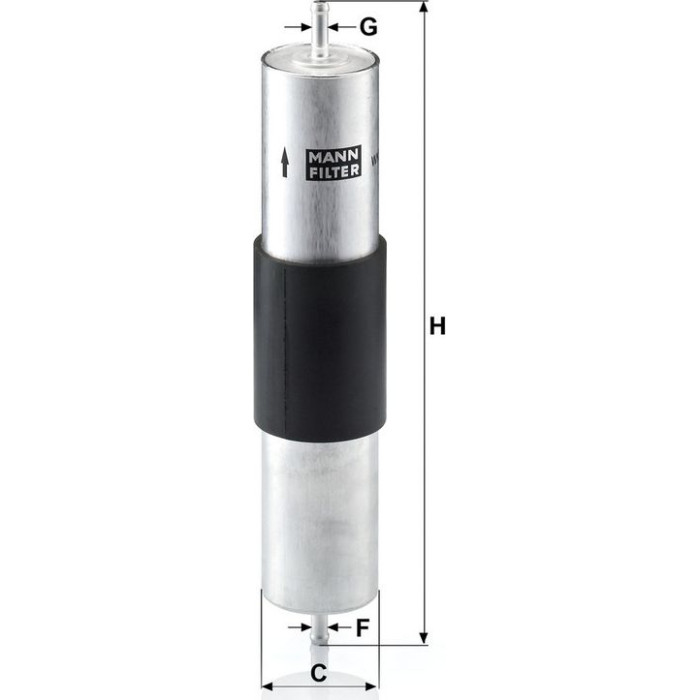 Mann-Filter WK 516/1 Kraftstofffilter Mann-Filter WK 516/1 Kraftstofffilter