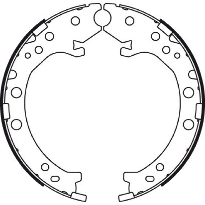 TRW GS8789 Bremsbackensatz, Feststellbremse TRW GS8789 Bremsbackensatz, Feststellbremse