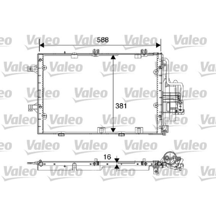 Valeo 817843 Kondensator, Klimaanlage Valeo 817843 Kondensator, Klimaanlage