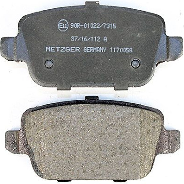 Metzger 1170058 Bremsbelagsatz, Scheibenbremse Metzger 1170058 Bremsbelagsatz, Scheibenbremse