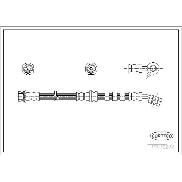 Corteco 19032237 Bremsschlauch