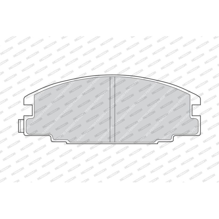 Ferodo FDB678 Bremsbelagsatz, Scheibenbremse PREMIER ECO FRICTION Ferodo FDB678 Bremsbelagsatz, Scheibenbremse PREMIER ECO FRICTION