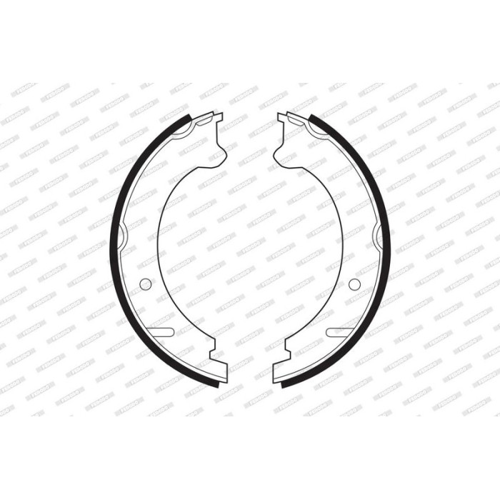 Ferodo FSB522 Bremsbackensatz, Feststellbremse PREMIER Ferodo FSB522 Bremsbackensatz, Feststellbremse PREMIER