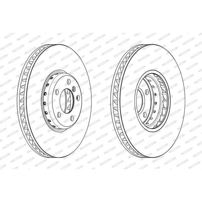 Bremsscheibe DDF2043RVC-1 Bremsscheibe DDF2043RVC-1