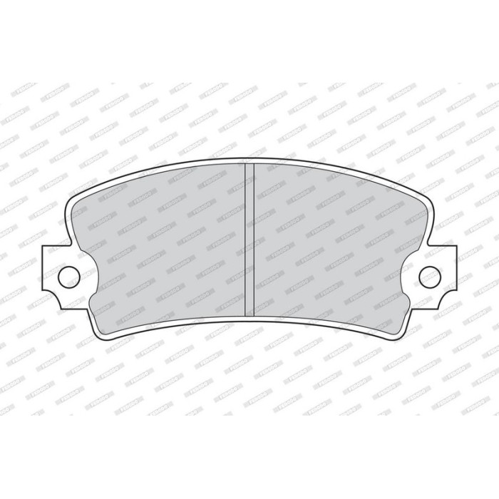 Ferodo FDB106 Bremsbelagsatz, Scheibenbremse PREMIER ECO FRICTION Ferodo FDB106 Bremsbelagsatz, Scheibenbremse PREMIER ECO FRICTION