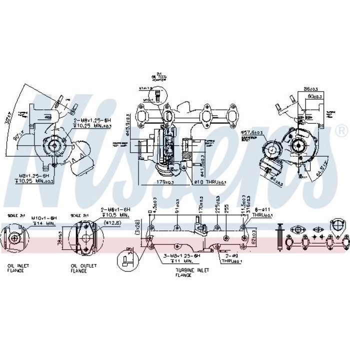 Nissens Turbolader 93091 Nissens Turbolader 93091