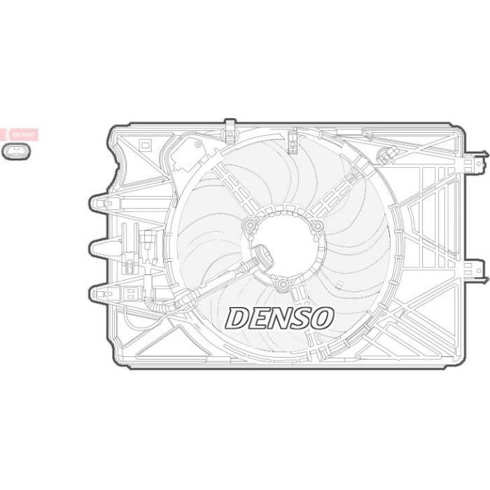 Denso DER09069 Lüfter, Motorkühlung