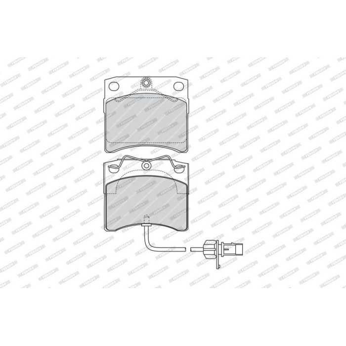 Ferodo FVR1492 Bremsbelagsatz, Scheibenbremse PREMIER ECO FRICTION