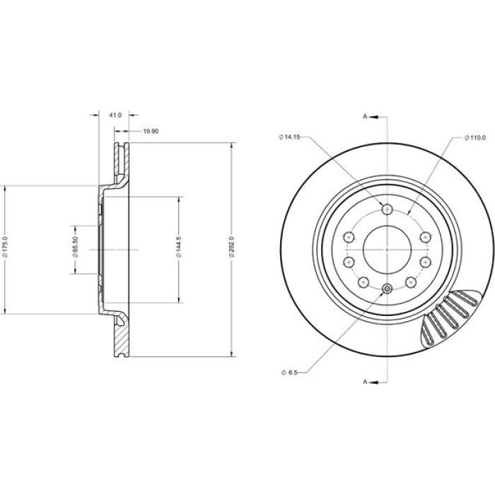 Metzger 6110362 Bremsscheibe