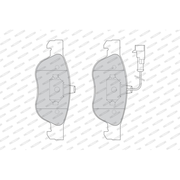 Ferodo FDB1056 Bremsbelagsatz, Scheibenbremse PREMIER ECO FRICTION Ferodo FDB1056 Bremsbelagsatz, Scheibenbremse PREMIER ECO FRICTION