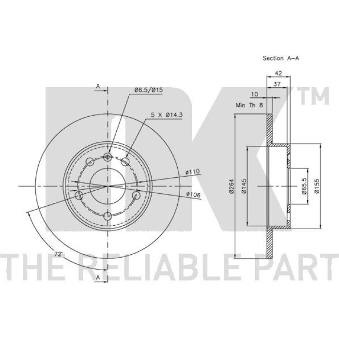 Bremsscheibe 313631