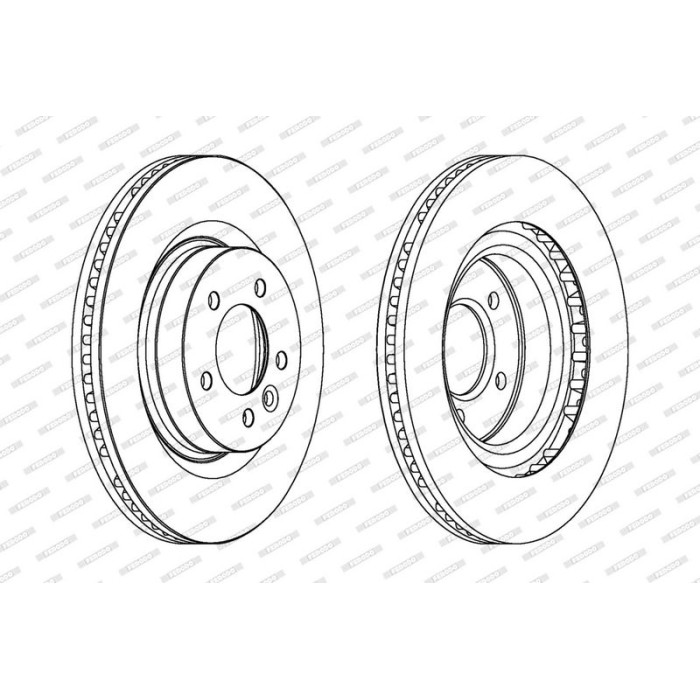Ferodo DDF1432C-1 Bremsscheibe PREMIER Ferodo DDF1432C-1 Bremsscheibe PREMIER