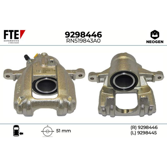 FTE 9298446 Bremssattel NEOGEN FTE 9298446 Bremssattel NEOGEN