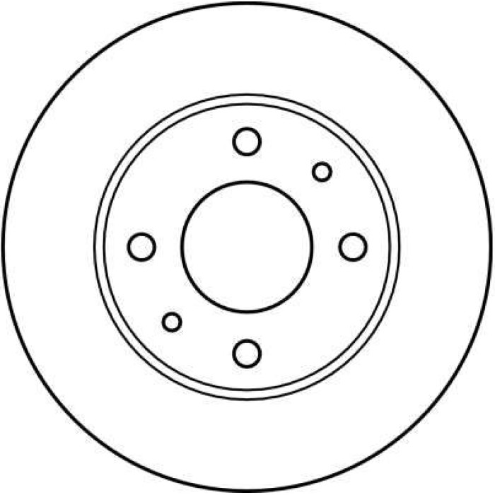 TRW DF2576 Bremsscheibe TRW DF2576 Bremsscheibe
