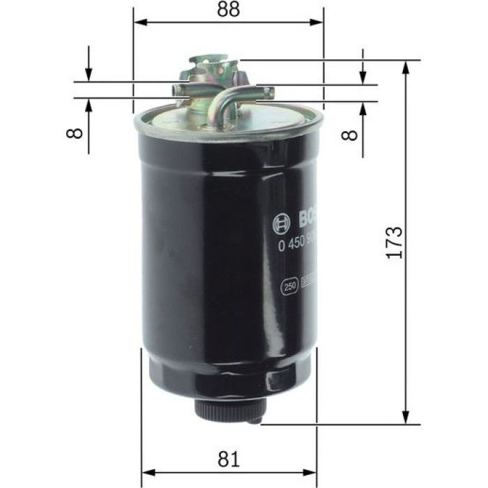 BOSCH 0 450 906 274 Kraftstofffilter BOSCH 0 450 906 274 Kraftstofffilter