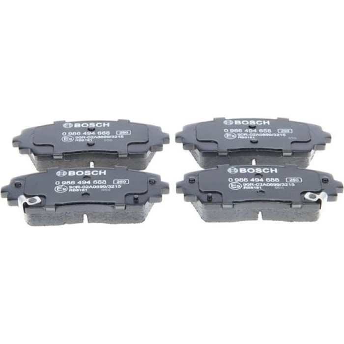 BOSCH 0 986 494 688 Bremsbelagsatz, Scheibenbremse BOSCH 0 986 494 688 Bremsbelagsatz, Scheibenbremse