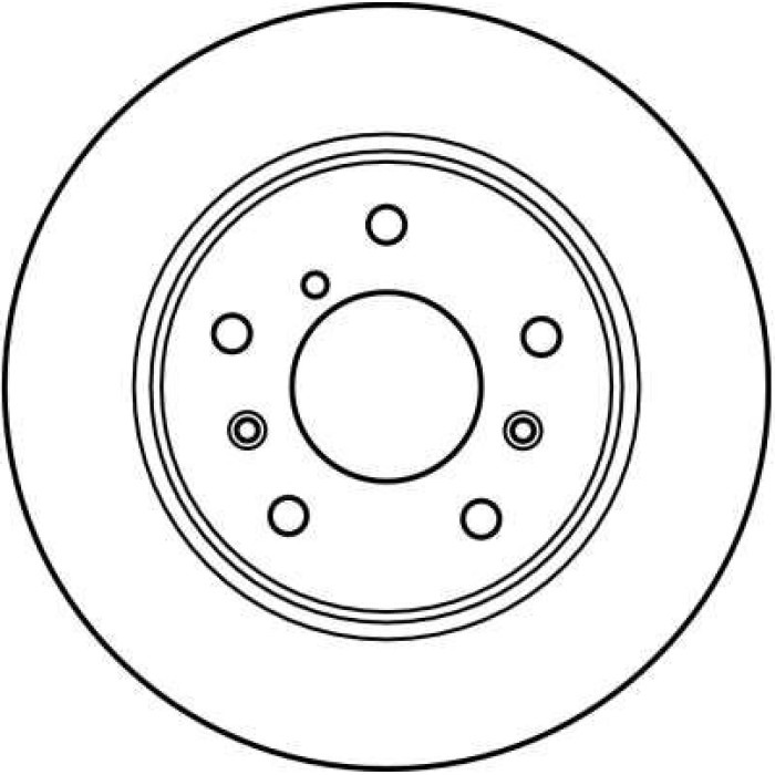 TRW DF2571 Bremsscheibe TRW DF2571 Bremsscheibe