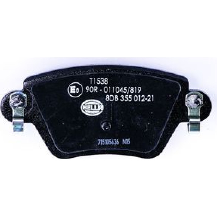 Hella 8DB 355 012-211 Bremsbelagsatz, Scheibenbremse Hella 8DB 355 012-211 Bremsbelagsatz, Scheibenbremse